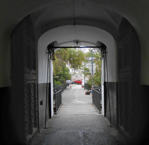 Landport tunnel and drawbridge
