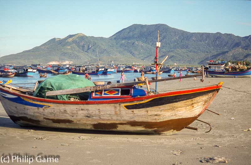 Fishing beach at Doc Let, central Vietnam