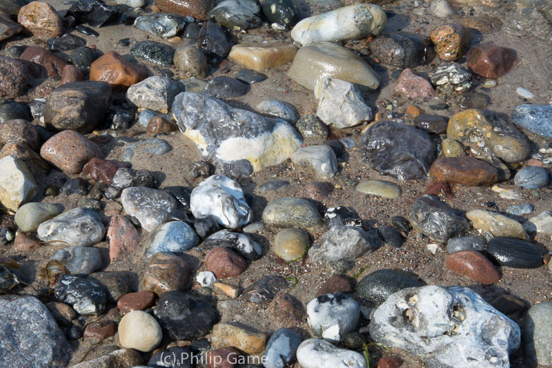 Wave-lapped pebbles, Fehmarn Island