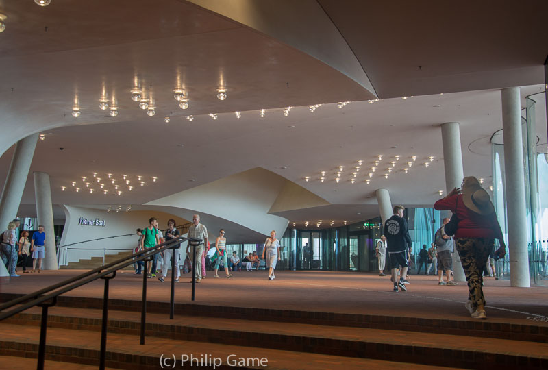 Atrium of the Elbphilharmonie concert hall