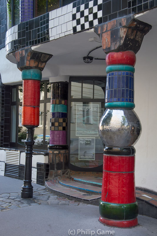 Entrance to the Museum Hundertwasser