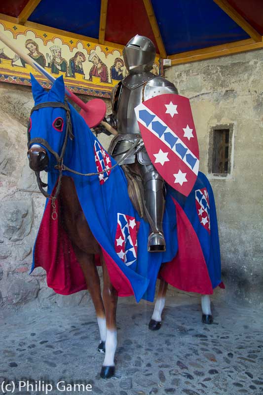 Ready for battle, Meersburg Castle