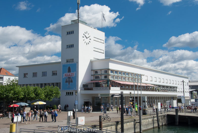 Styled in keeping with the heyday of the airship, the Zeppelin Museum dominates the waterfront at Friedrichshafen