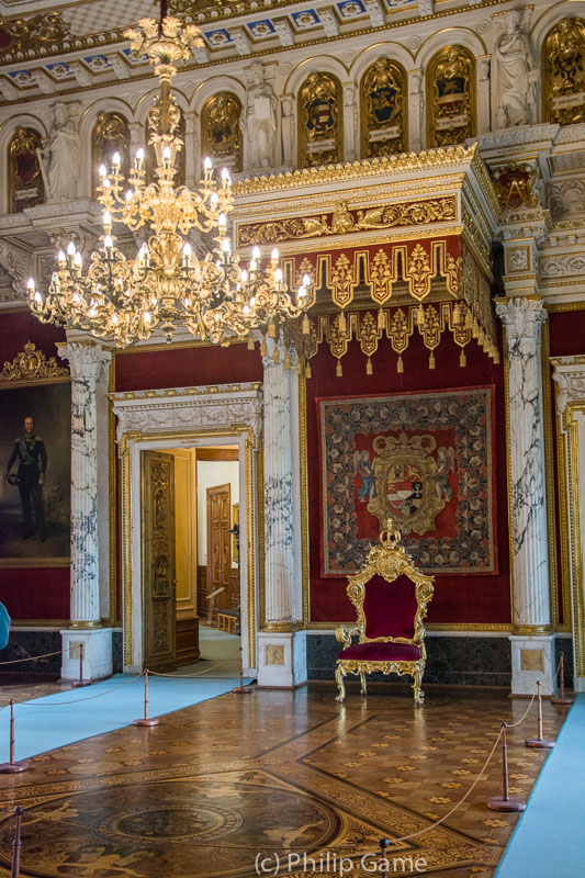 Throne Room of the Schloss or ducal palace