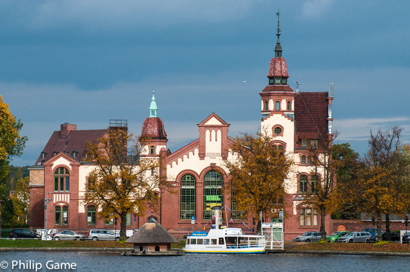 On the far side of the Pfaffenteich lake