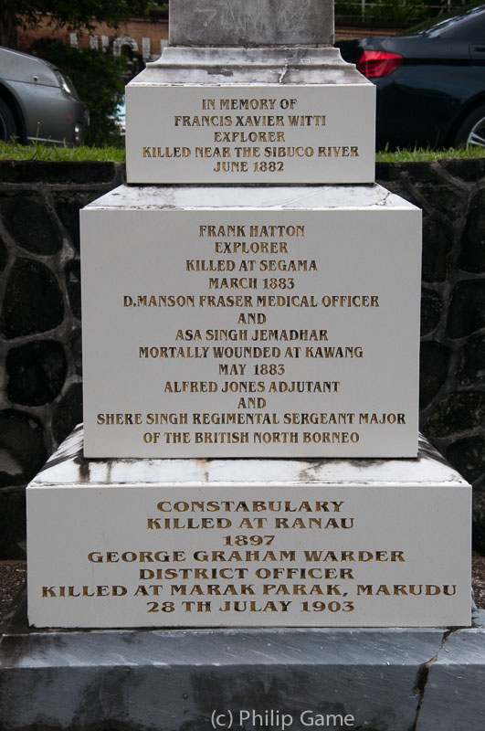 Explorers' memorial, Sandakan