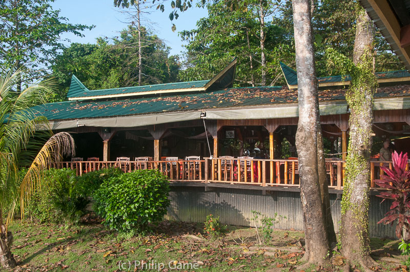 A riverside 'adventure lodge' beside the Kinabatangan River, Sabah