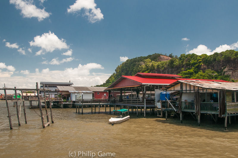 Floating village of Kampong Buli Sim Sim, Sandakan