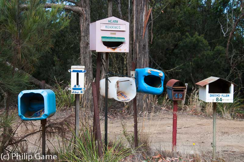Mailboxes, North Bruny