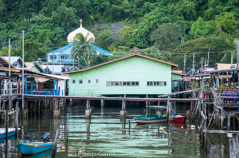 Mosque at the floating village