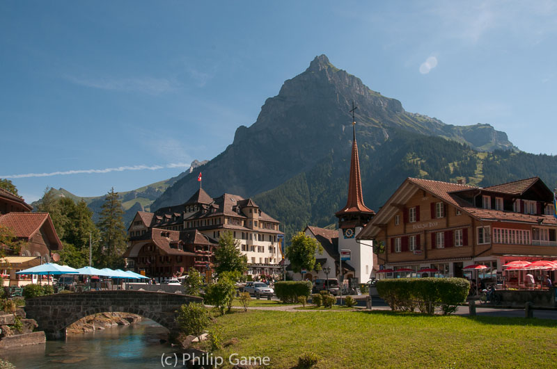 Old-established alpine resort town of Kandersteg