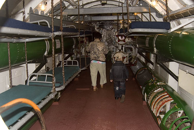 Inside the S-56 submarine from World War Two