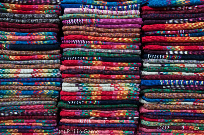 Textiles for sale in Lijiang
