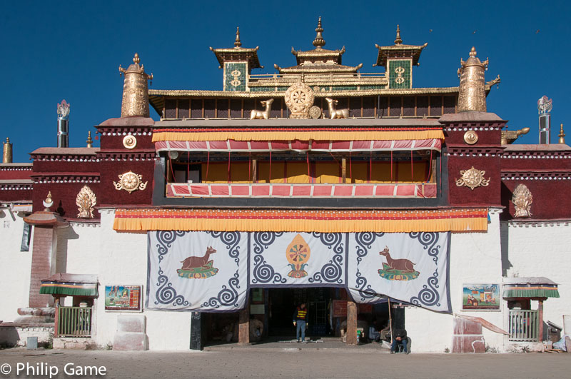 Main hall of Samye Monastery - unfortunately, photography inside was prohibited