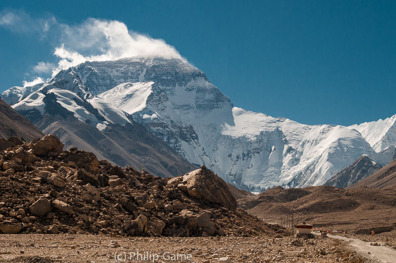 At 8,848m, this is the big one: Everest itself.