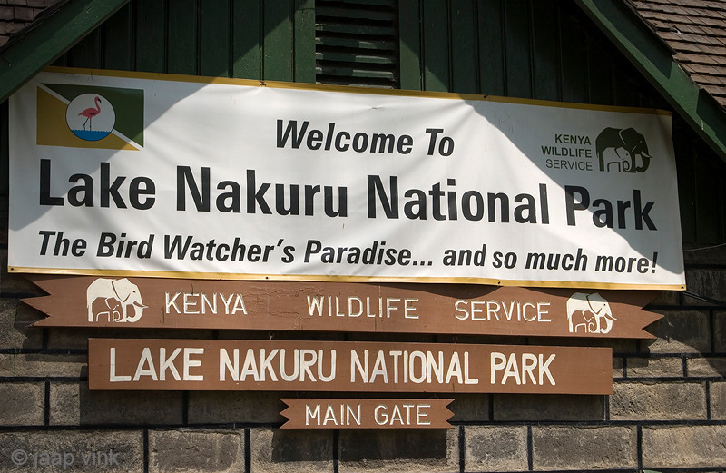 Lake Nakuru National Park Main Gate - Lake Nakuru National Park Hoofdingang