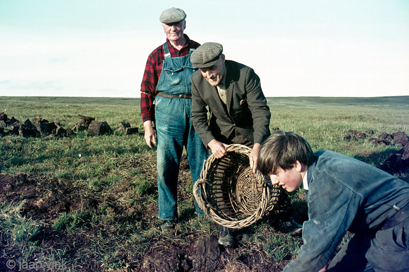 Harvesting Peat - Turf afvoeren