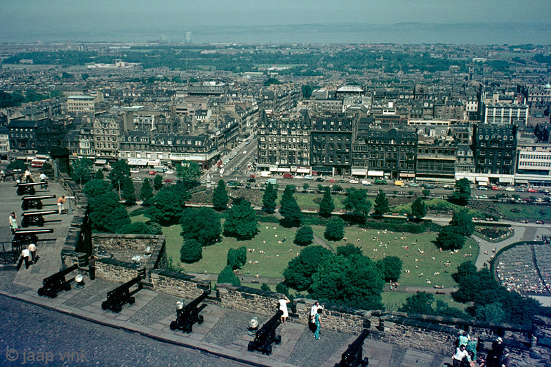 View from Edinburgh Castle - Uitzicht van Edinburgh Castle
