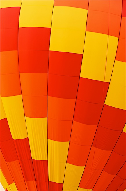 Colors and Patterns on a Hot-air Balloon