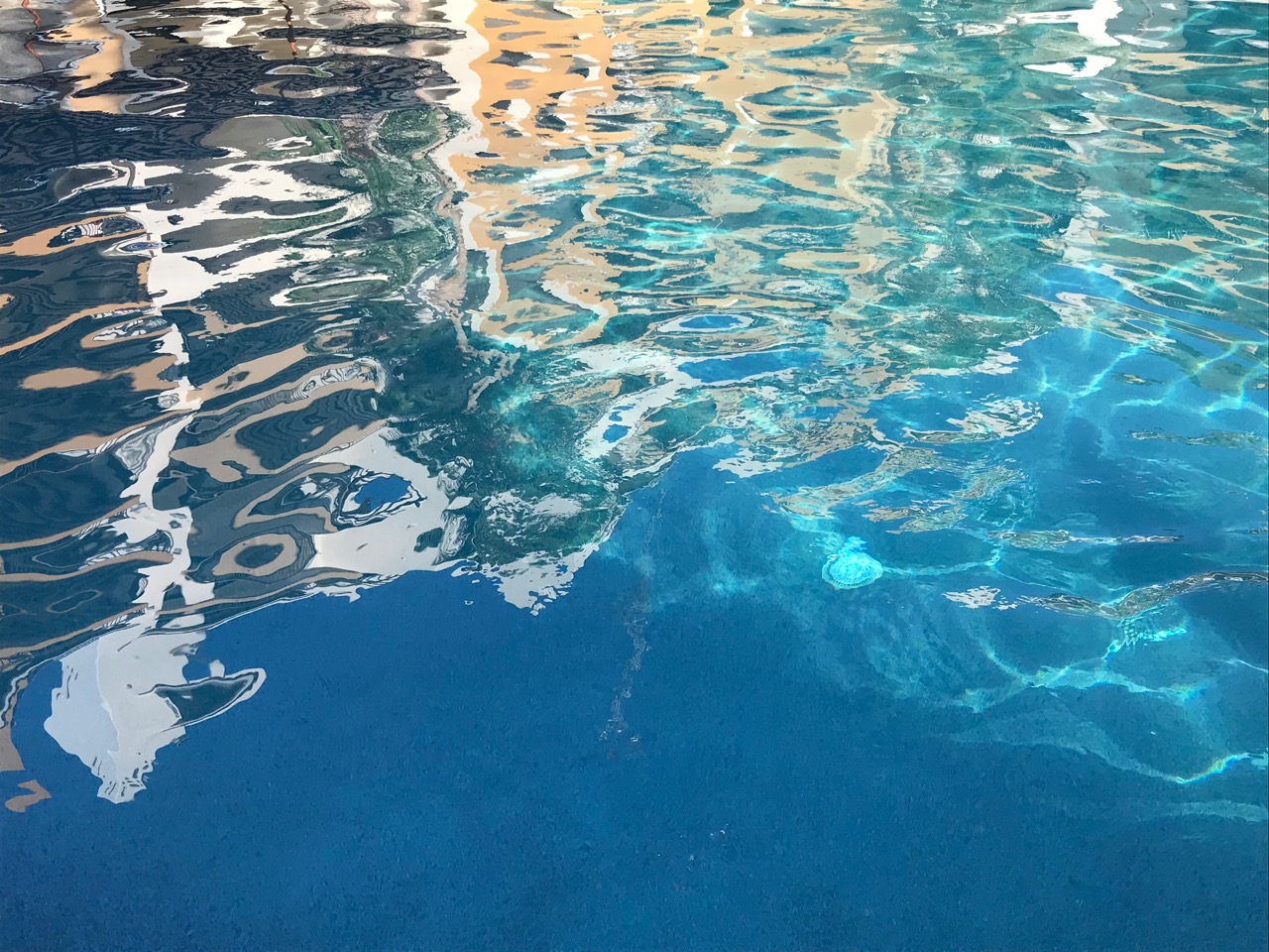 Marina Fiesta Pool Reflections