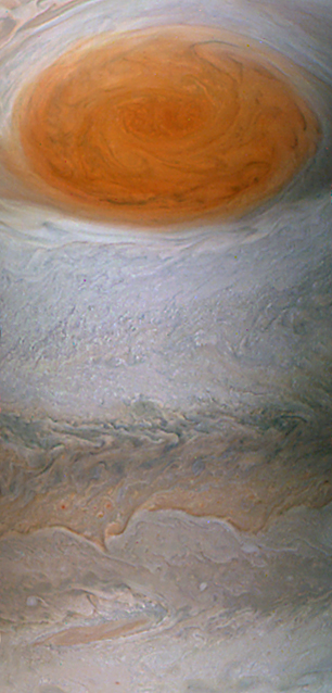 Great Red Spot from Juno Probe