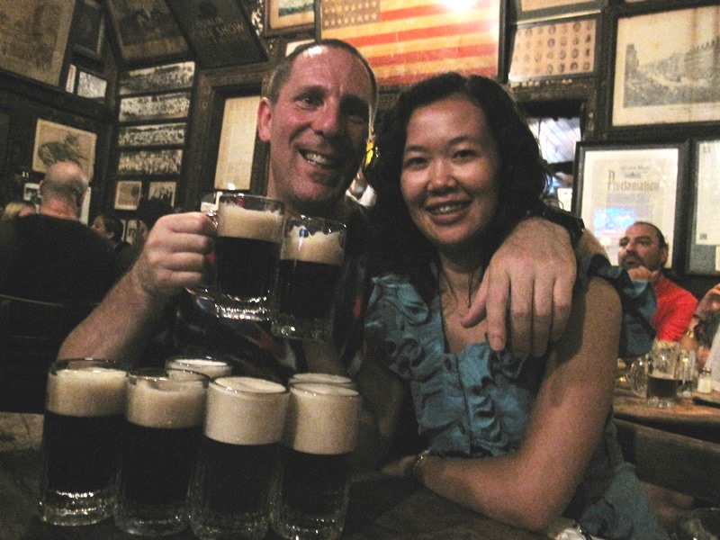 Ben, why did you order eight beers when six would have been sufficient?