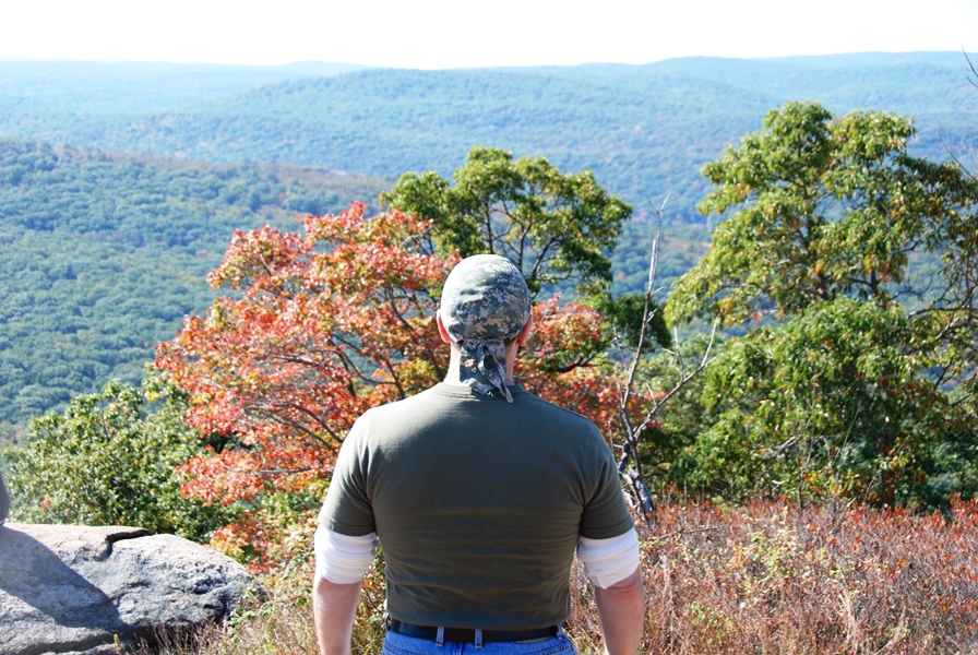 View of my back at Perkins Point during autumn.