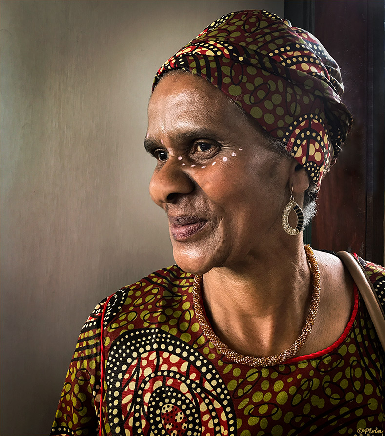 Zulu Woman With Traditional Clothing