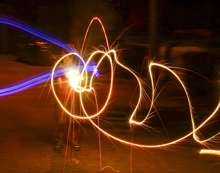 boy with sparkler 446