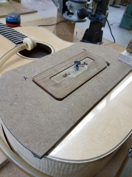 Lacquer removal using router jig