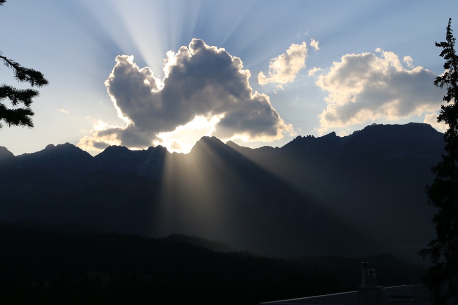 Sunset in the Engadine