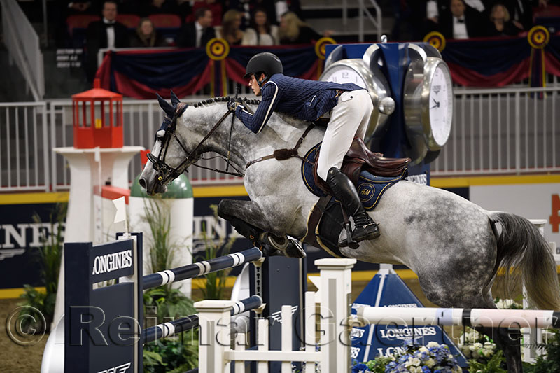 Nicola Philippaerts Belgium riding H&M Harley VD Bisschop in the Longines FEI World Cup Show Jumping competition at the Royal Ho