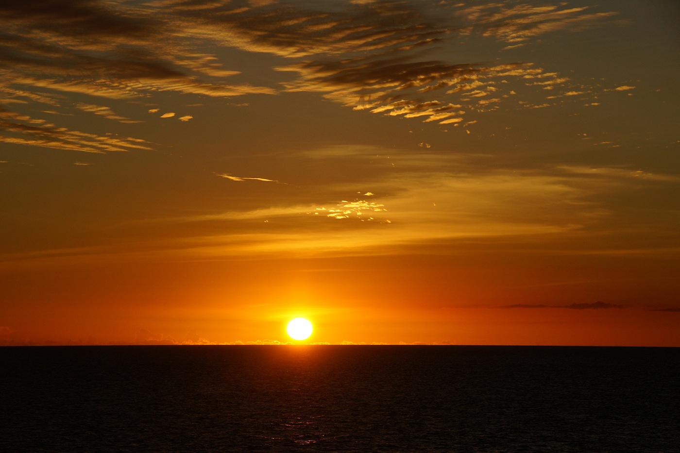 Fantastic Caribbean sunset