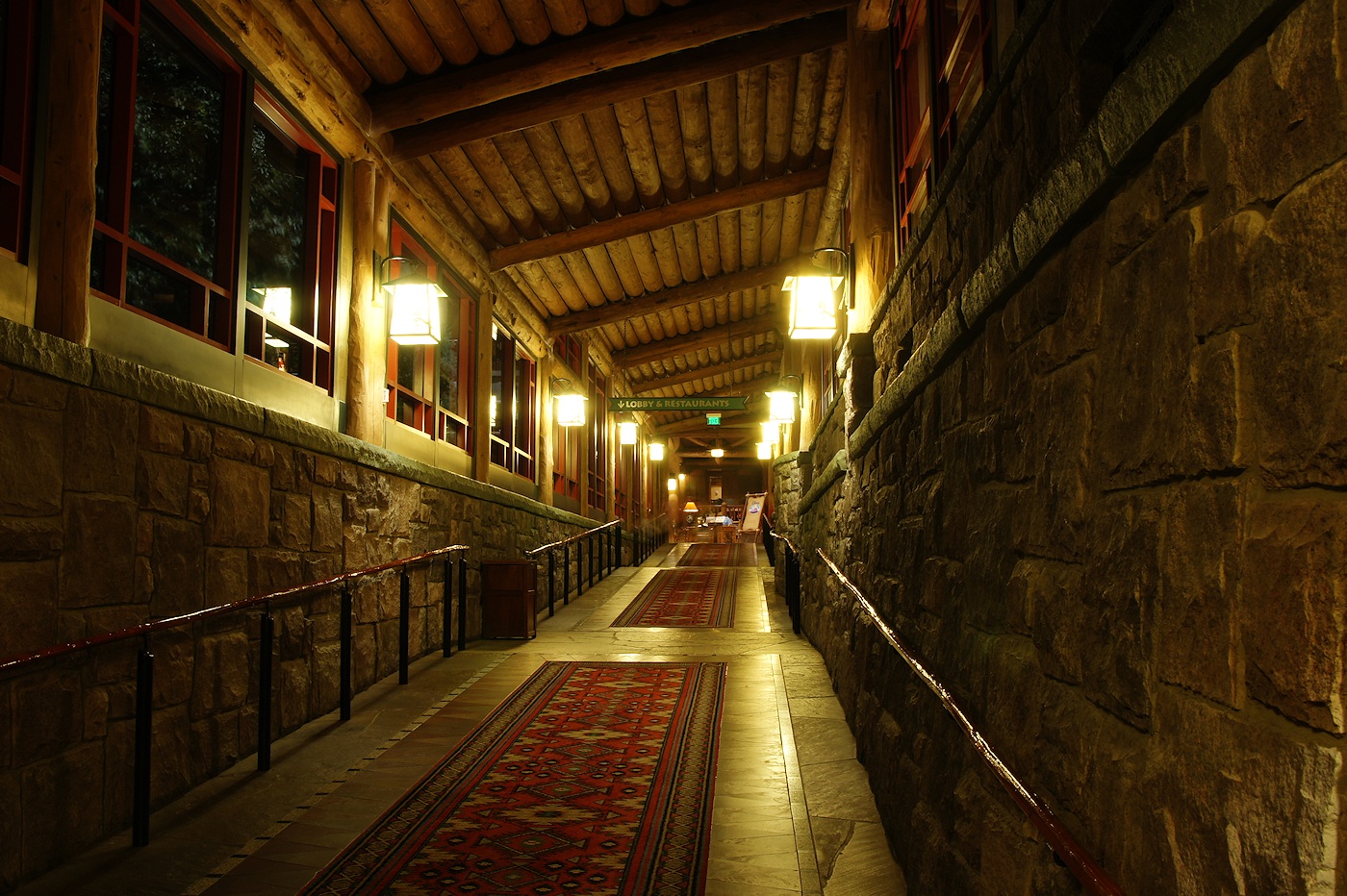 Wilderness Lodge hallway