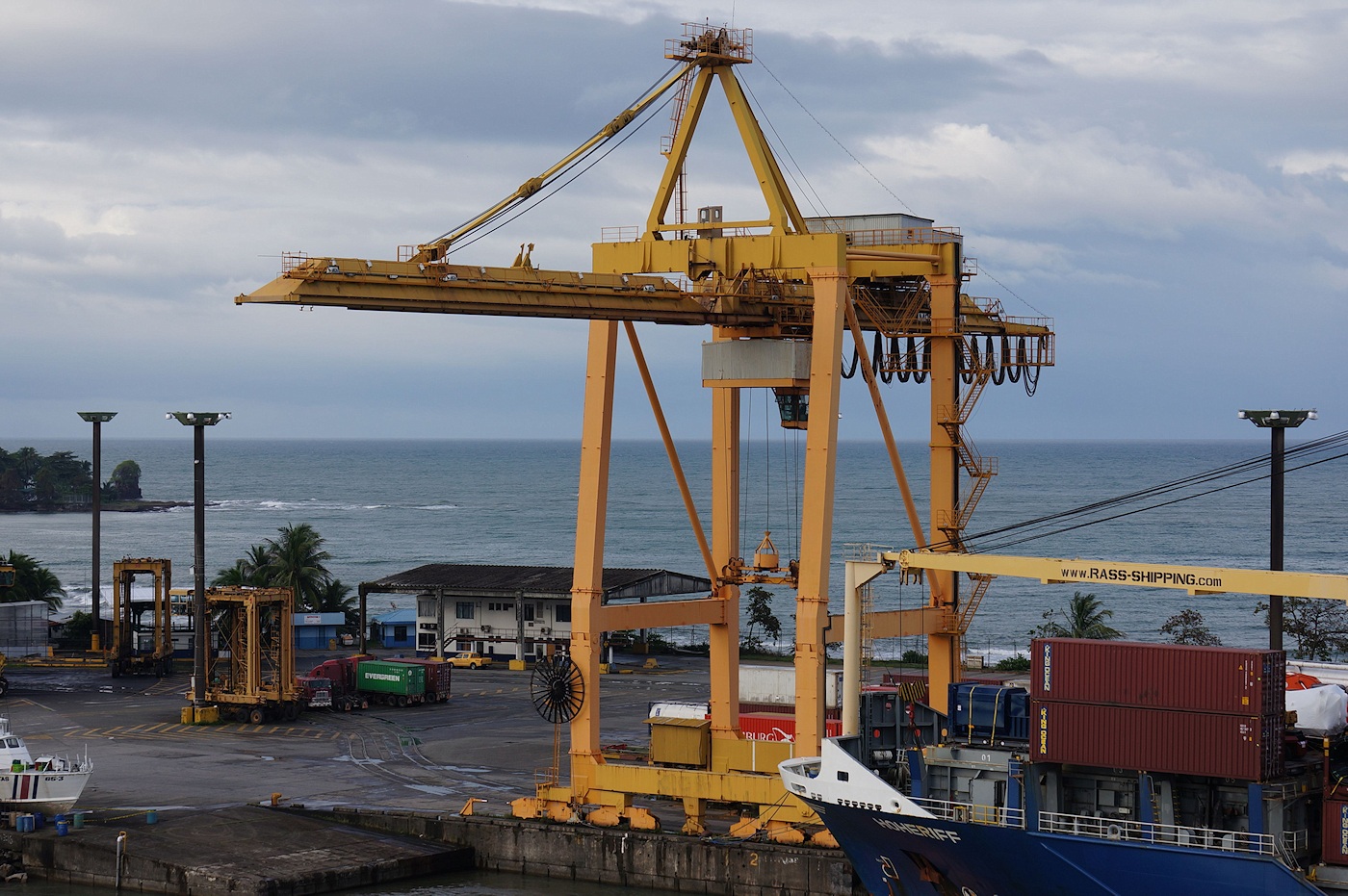 Limon port crane