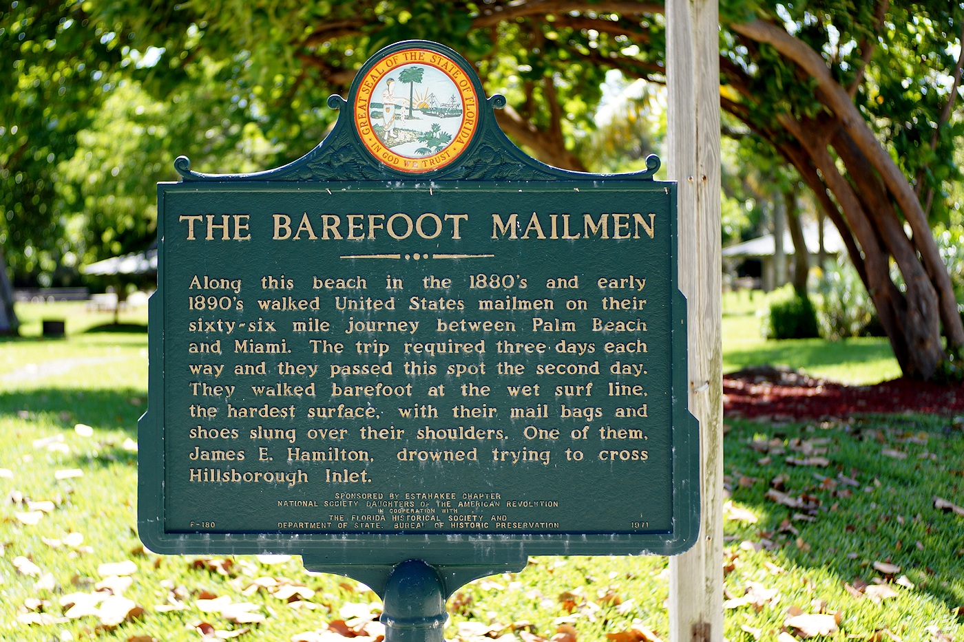 Barefoot Mailmen sign