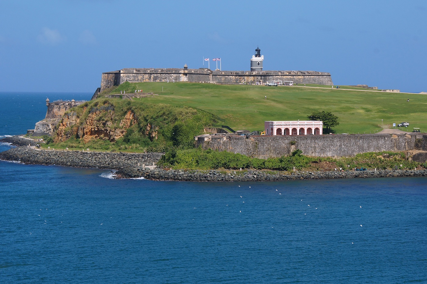 The back of Castillo San Felipe Del Morro