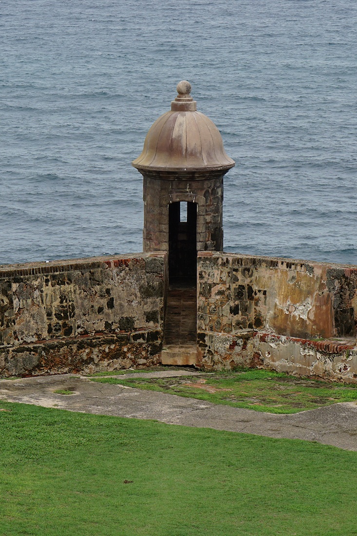 One of the outer garitas of Castillo San Cristobal