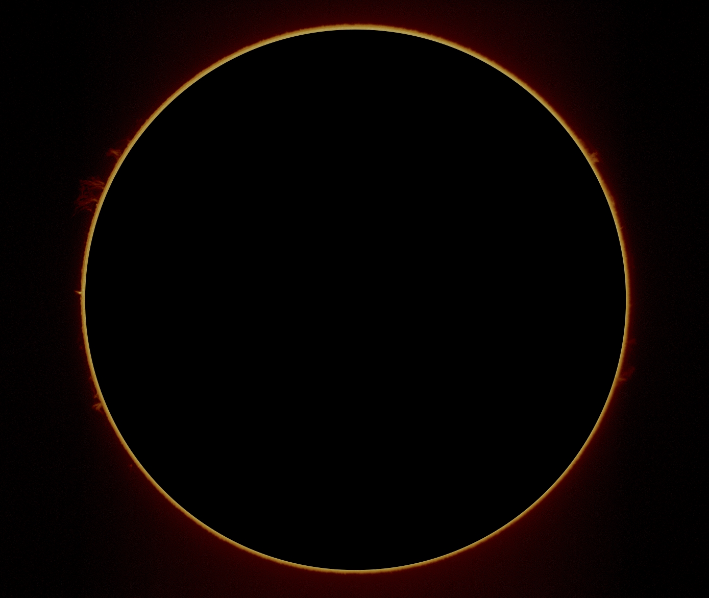 Solar Rim Disc 1 April 2017