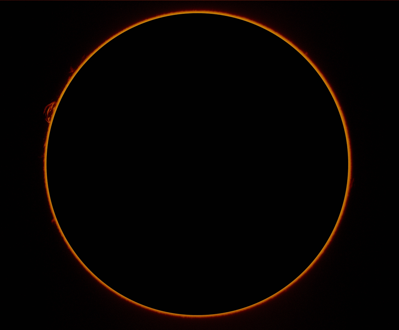 Solar Rim Disc 17 April 2017