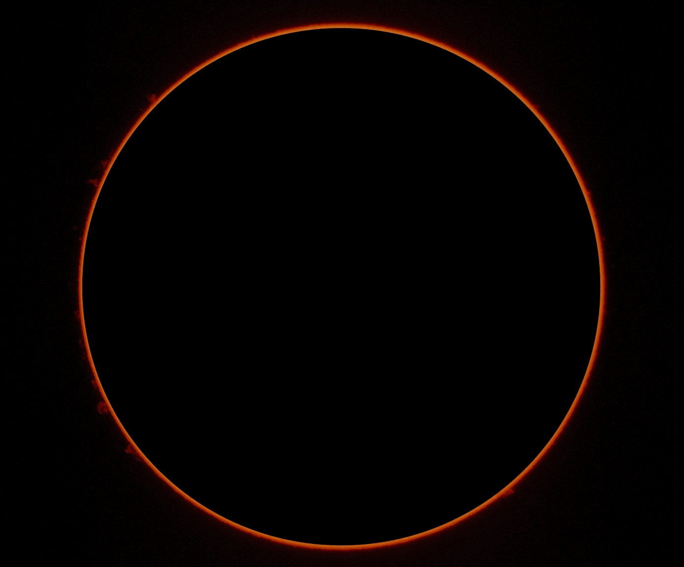 Solar Rim Disc 23 April 2017