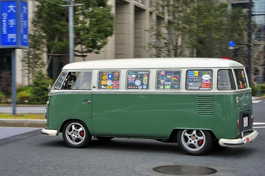 A VW Breadloaf in Tokyo