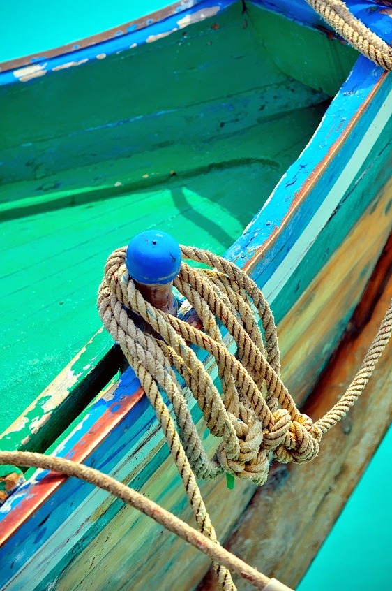 Boat With The Colours of the Seas