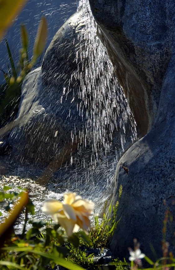 Small Waterfall In The Park