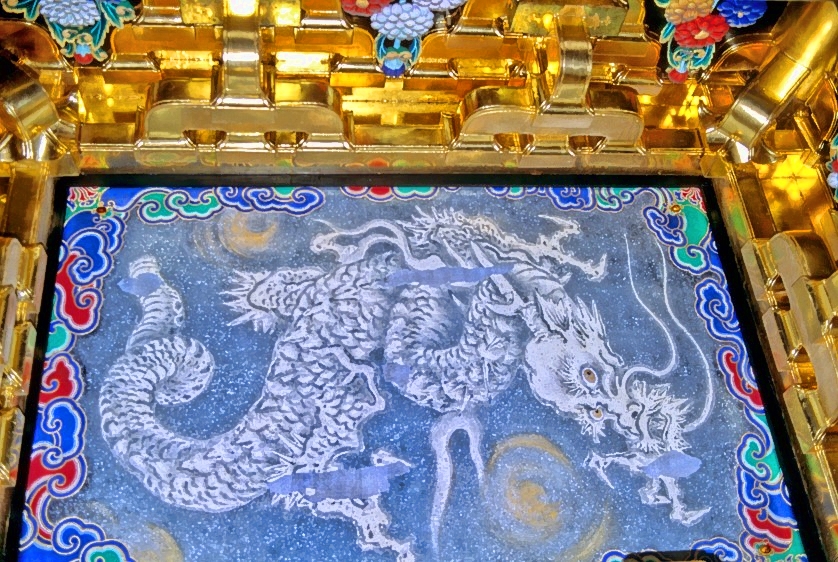 The Dragons Ceiling Paiting, Before Repair
