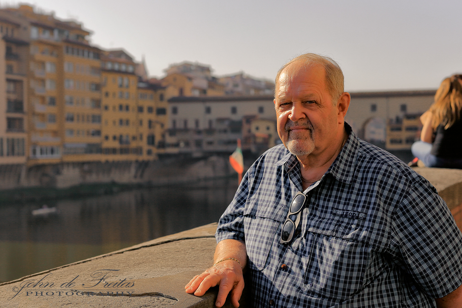 2017 - Ken at Vecchio Bridge in Florence, Tuscany - Italy