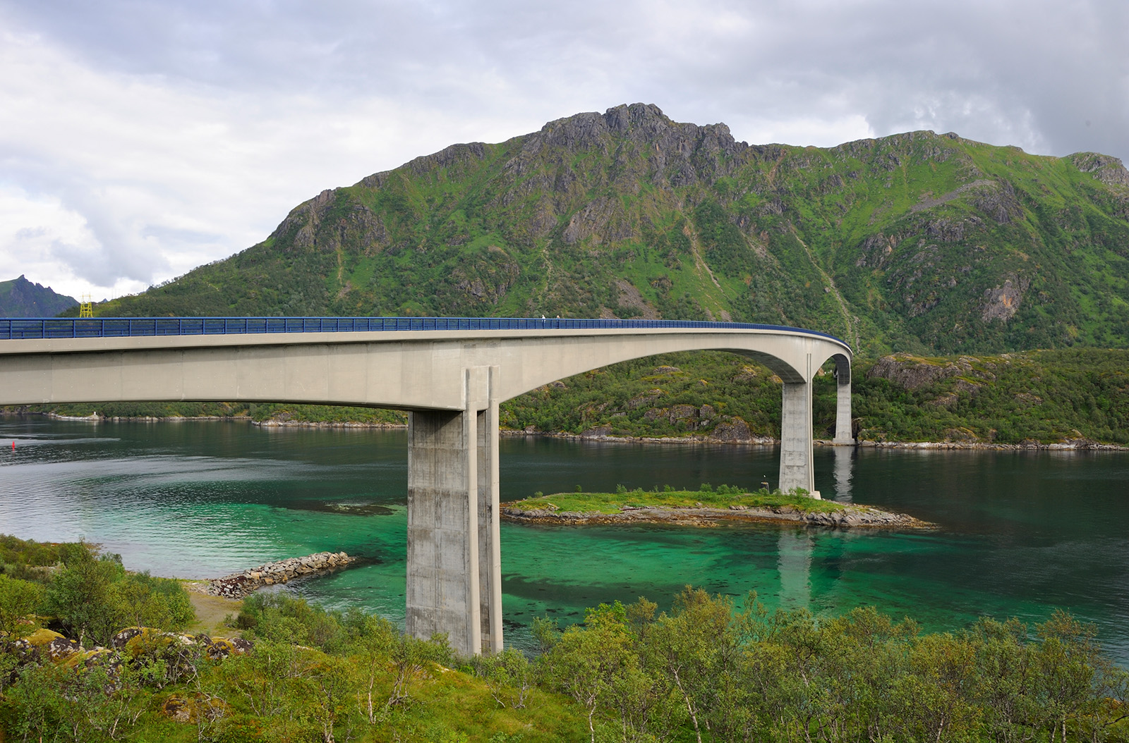 Lofoten islands,the Raftsund Bridge