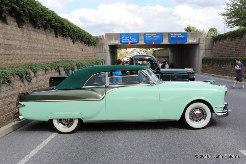 1954 Packard Convertible (? with Caribbean side trim) 
