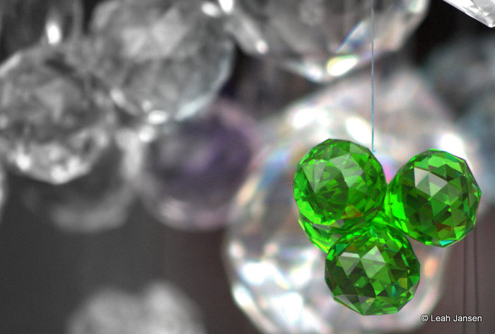 Leah Jansen<br>3 green crystals