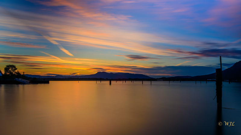 William LabbéCowichan Bay Sunset